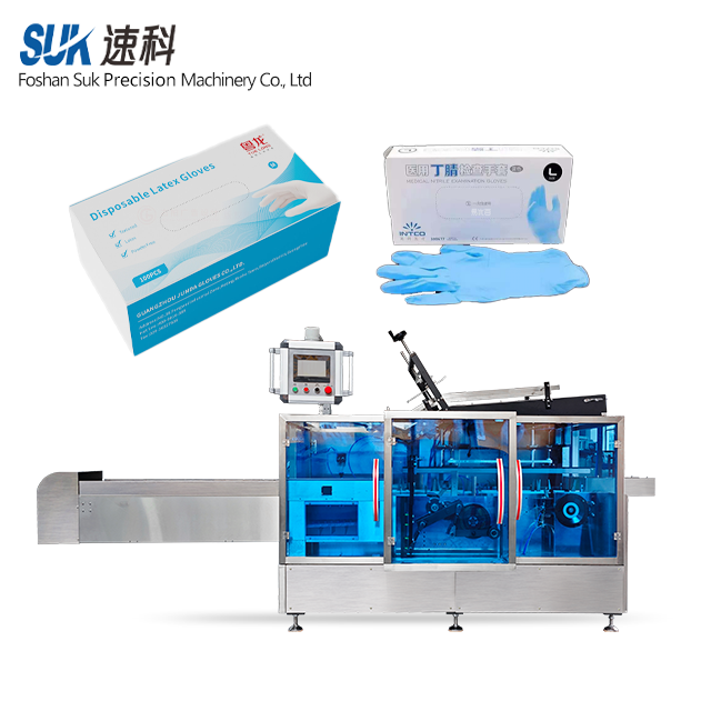 Glove cartoning machine